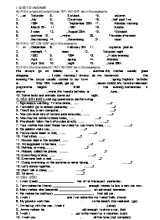 Bài tập ôn tập môn Tiếng Anh 9